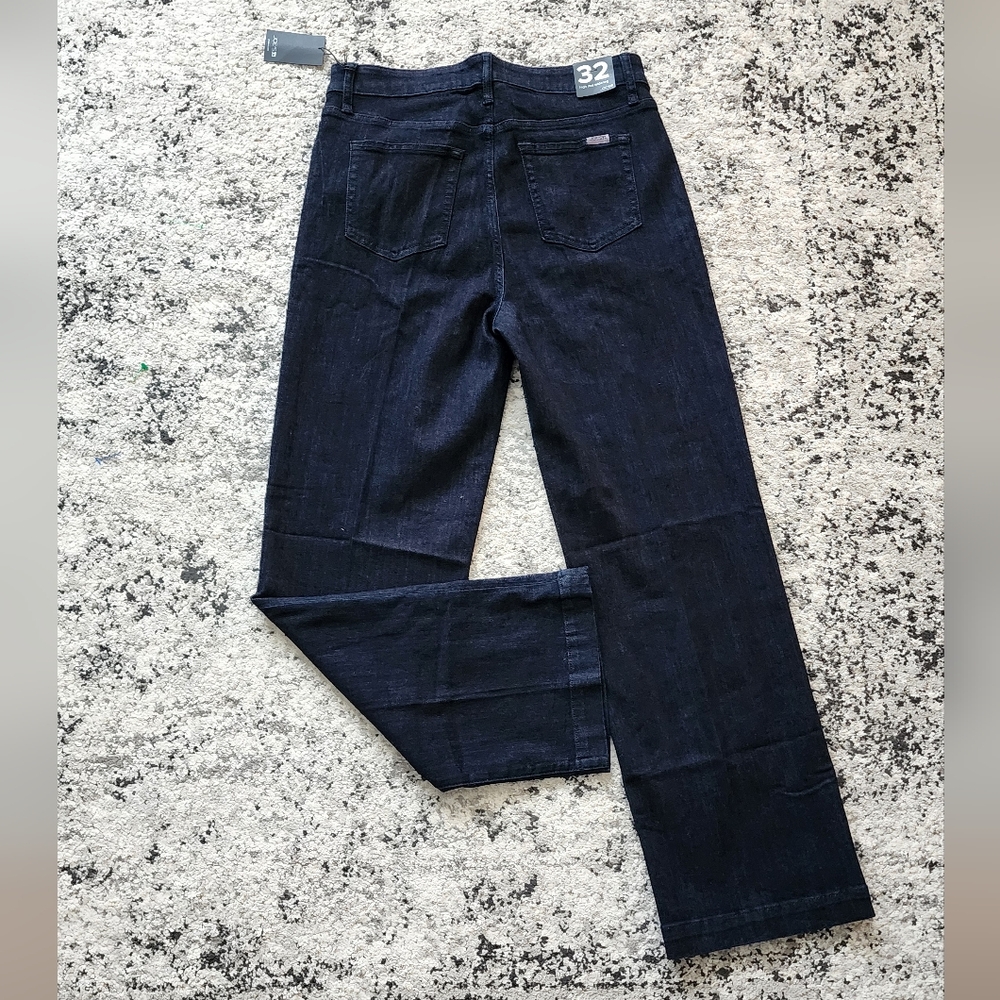 Joe's Jeans Highrise Wideleg Jeans Darkwash Womens 32 NWT Western Boho Chic - Picture 2 of 10